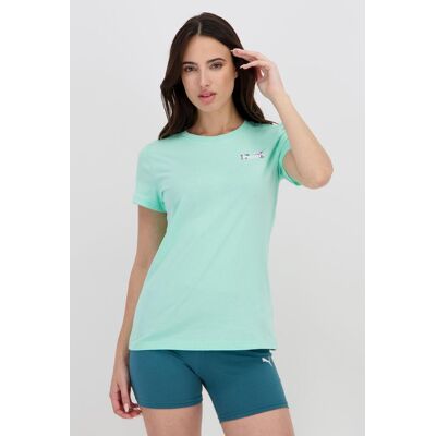 Puma Graphic Floral - Turquesa - T-shirt Mulher tamanho XL Puma Graphic Floral - Turquesa - T-shirt Mulher tamanho XL