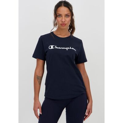 T-shirt Champion - Azul - T-shirt Mulher tamanho XS T-shirt Champion - Azul - T-shirt Mulher tamanho XS