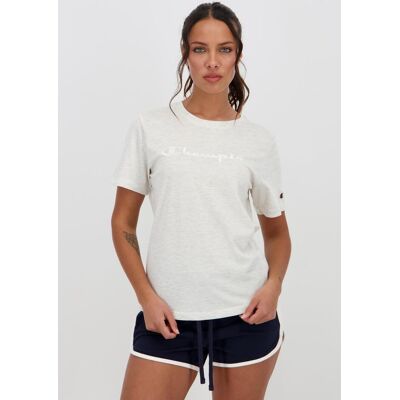 T-shirt Champion - Bege - T-shirt Mulher tamanho L T-shirt Champion - Bege - T-shirt Mulher tamanho L