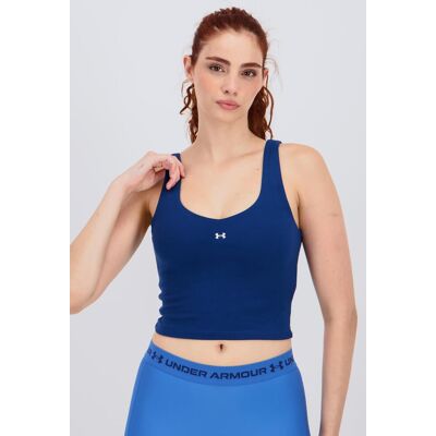 Camisola Under Armour - Azul - Sem Mangas Mulher tamanho L Camisola Under Armour - Azul - Sem Mangas Mulher tamanho L