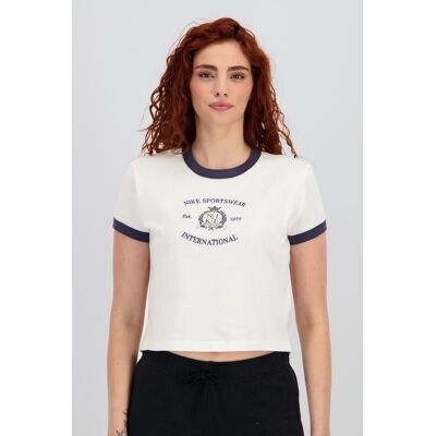 Nike Contraste - Branco - T-shirt Mulher tamanho XL Nike Contraste - Branco - T-shirt Mulher tamanho XL