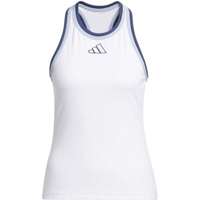 Camiseta Adidas branca slim fit sem mangas - Tênis Camiseta Adidas branca slim fit sem mangas - Tênis