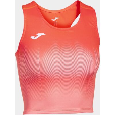 Top Joma Elite VII Coral Fluorescente Branco - Top Mulher MKP Top Joma Elite VII Coral Fluorescente Branco - Top Mulher MKP