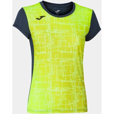 T-shirt Manga Curta Joma Elite VIII Azul Marinho Amarelo Fluorescente - T-shirt manga curta Mulher MKP T-shirt Manga Curta Joma Elite VIII Azul Marinho Amarelo Fluorescente - T-shirt manga curta Mulher MKP