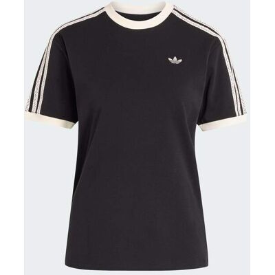 T-shirt Summer Glow Advanced Three Stripes adidas Originals adidas - Preto para Mulheres MKP T-shirt Summer Glow Advanced Three Stripes adidas Originals adidas - Preto para Mulheres MKP