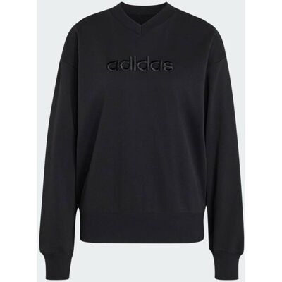 Sweatshirt Com Gola Em V Acetinada Seasonal Essentials adidas MKP Sweatshirt Com Gola Em V Acetinada Seasonal Essentials adidas MKP