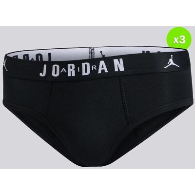 Slips Jordan - Preto - Pack 3 Rapaz tamanho L Slips Jordan - Preto - Pack 3 Rapaz tamanho L