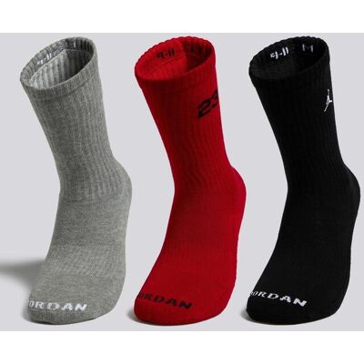 Meias Altas Jordan Baseline Pack 3 Menino tamanho M Meias Altas Jordan Baseline Pack 3 Menino tamanho M