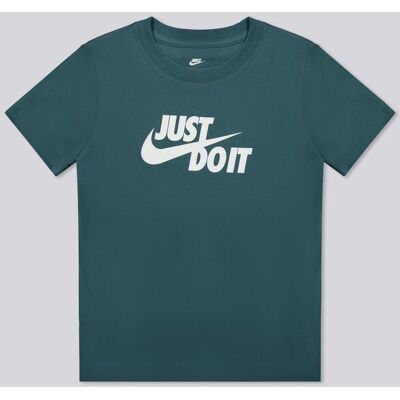 Nike Just - Verde - T-shirt Algodão Rapaz tamanho 10/12 Nike Just - Verde - T-shirt Algodão Rapaz tamanho 10/12