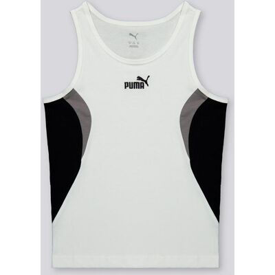 Puma Essentials Block - Branco - Camisola Rapaz tamanho 16 Puma Essentials Block - Branco - Camisola Rapaz tamanho 16