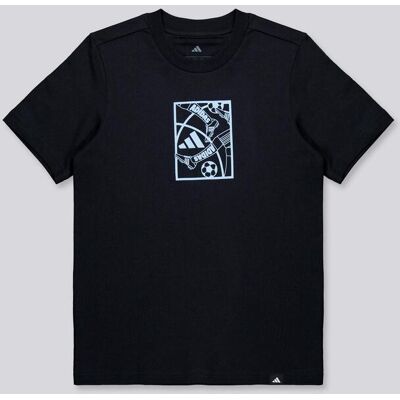 Adidas Football - Preto - T-shirt Algodão Rapaz tamanho 16 Adidas Football - Preto - T-shirt Algodão Rapaz tamanho 16