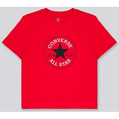 Converse Star - Vermelho - T-shirt Algodão Rapaz tamanho 6 Converse Star - Vermelho - T-shirt Algodão Rapaz tamanho 6