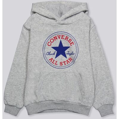 Converse Core - Cinza - Sweatshirt Capuz Rapaz tamanho 13 Converse Core - Cinza - Sweatshirt Capuz Rapaz tamanho 13