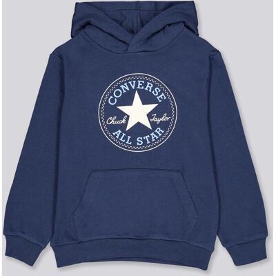 Converse Core - Azul - Sweatshirt Capuz Rapaz tamanho 13 Converse Core - Azul - Sweatshirt Capuz Rapaz tamanho 13