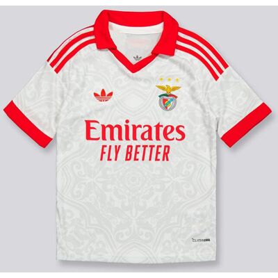 Adidas 2ª Camisola SL Benfica 26/27 Júnior Branco tamanho 16 Adidas 2ª Camisola SL Benfica 26/27 Júnior Branco tamanho 16