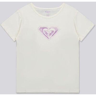 Roxy Lilyregular - Branco - T-shirt Rapariga tamanho 12 Roxy Lilyregular - Branco - T-shirt Rapariga tamanho 12