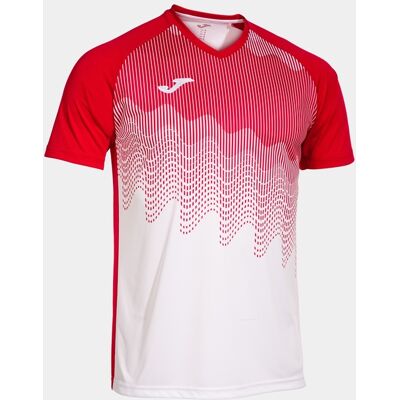 T-shirt Manga Curta Joma Tiger VI Branco Vermelho - T-shirt manga curta Rapaz MKP T-shirt Manga Curta Joma Tiger VI Branco Vermelho - T-shirt manga curta Rapaz MKP