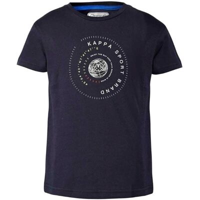 T-shirt De Desporto Em Algodão Rapaz Kappa Bartiz. Azul Marinho MKP T-shirt De Desporto Em Algodão Rapaz Kappa Bartiz. Azul Marinho MKP