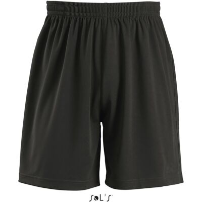 Bermudas esportivas Sols para crianças e homens - Preto Bermudas esportivas Sols para crianças e homens - Preto