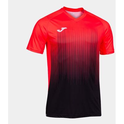 T-shirt Manga Curta Joma Tiger IV Preto Coral Fluorescente - T-shirt manga curta Rapaz MKP T-shirt Manga Curta Joma Tiger IV Preto Coral Fluorescente - T-shirt manga curta Rapaz MKP