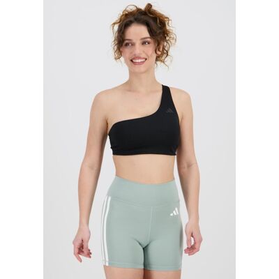 Top adidas - Preto - Soutien Desporto Assimétrico MKP tamanho L Top adidas - Preto - Soutien Desporto Assimétrico MKP tamanho L