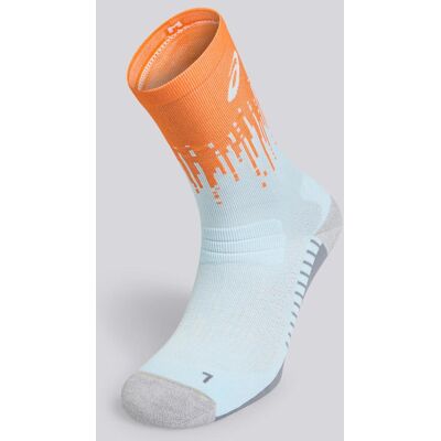 Meias Médias Desporto Asics Running Mulher Laranja tamanho M Meias Médias Desporto Asics Running Mulher Laranja tamanho M