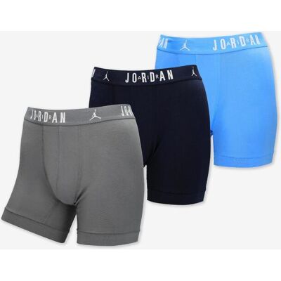 Boxers Jordan Flight - Azul - Pack 3 Boxers Homem tamanho L Boxers Jordan Flight - Azul - Pack 3 Boxers Homem tamanho L
