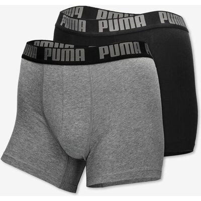Puma Basic - Preto - Pack 2 Boxers Homem tamanho XL Puma Basic - Preto - Pack 2 Boxers Homem tamanho XL