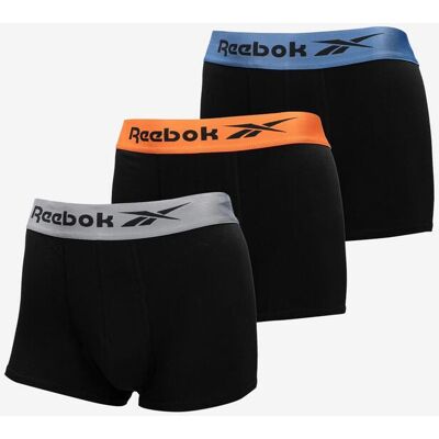 Reebok Hislop - Preto - Pack 3 Boxers Homem Spprt Zone tamanho M Reebok Hislop - Preto - Pack 3 Boxers Homem Spprt Zone tamanho M