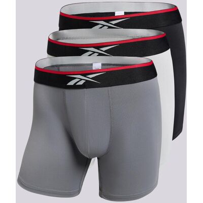 Reebok Glynn - Preto - Pack 3 Boxers Homem tamanho S Reebok Glynn - Preto - Pack 3 Boxers Homem tamanho S
