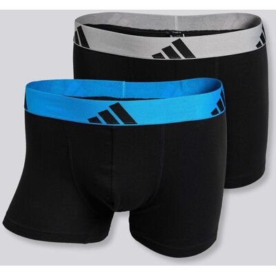 Boxers adidas - Preto - Pack 2 Homem tamanho L Boxers adidas - Preto - Pack 2 Homem tamanho L