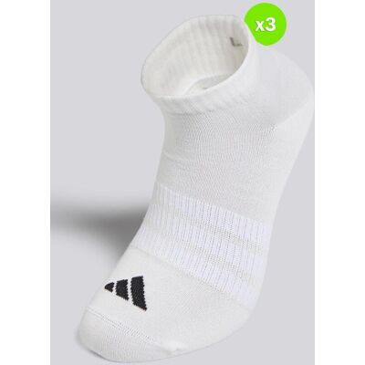 Meias Invisíveis adidas T Ess Pack 3 Branco tamanho S Meias Invisíveis adidas T Ess Pack 3 Branco tamanho S