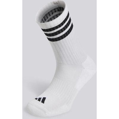 Meias Altas adidas 3s Essentials Pack 6 Branco tamanho L Meias Altas adidas 3s Essentials Pack 6 Branco tamanho L