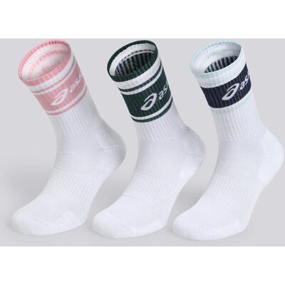 Meias Altas Desporto Asics - Branco - Running tamanho L Meias Altas Desporto Asics - Branco - Running tamanho L