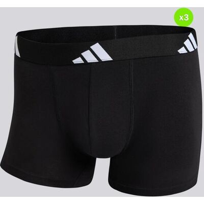 Boxers adidas - Preto - Pack 3 Boxers Homem tamanho M Boxers adidas - Preto - Pack 3 Boxers Homem tamanho M