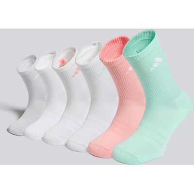 Meias Altas Desporto adidas Pack 6 Multicor tamanho M Meias Altas Desporto adidas Pack 6 Multicor tamanho M