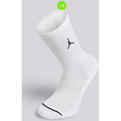 Meias Altas Jordan Ed Elvd Pack 3 Brancas tamanho S Meias Altas Jordan Ed Elvd Pack 3 Brancas tamanho S