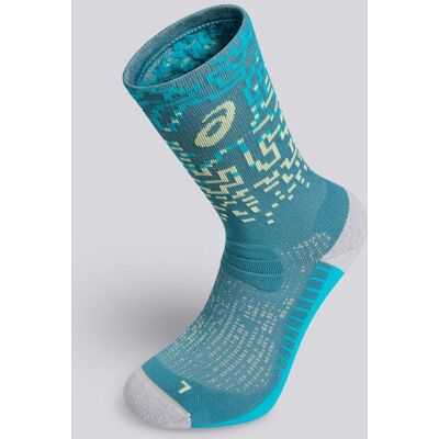 Meias Desporto Asics Running Cinza tamanho M Meias Desporto Asics Running Cinza tamanho M