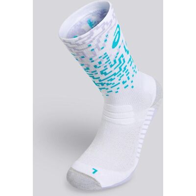 Meias Desporto Asics Running Brancas tamanho L Meias Desporto Asics Running Brancas tamanho L