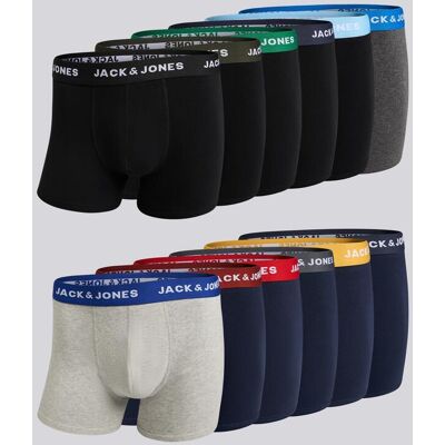Jack & Jones Multicor - Pack 12 Boxers Homem tamanho M Jack & Jones Multicor - Pack 12 Boxers Homem tamanho M