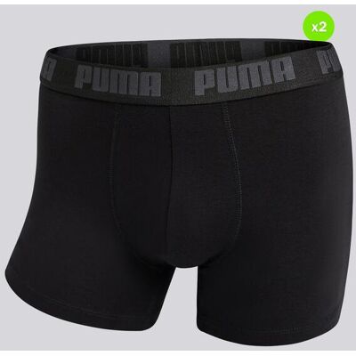 Pack 2 Boxers Homem - Puma Basic Pretos tamanho L Pack 2 Boxers Homem - Puma Basic Pretos tamanho L
