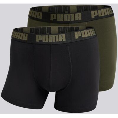 Pack 2 Boxers Homem - Puma Basic Pretos tamanho XL Pack 2 Boxers Homem - Puma Basic Pretos tamanho XL