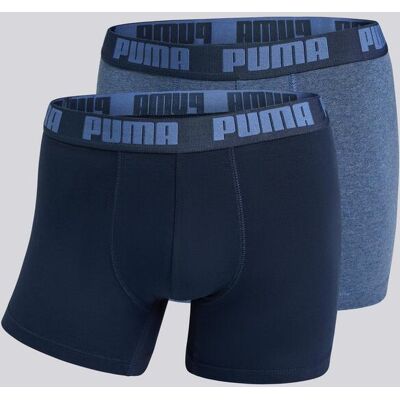 Pack 2 Boxers Homem - Puma Basic Pretos tamanho M Pack 2 Boxers Homem - Puma Basic Pretos tamanho M