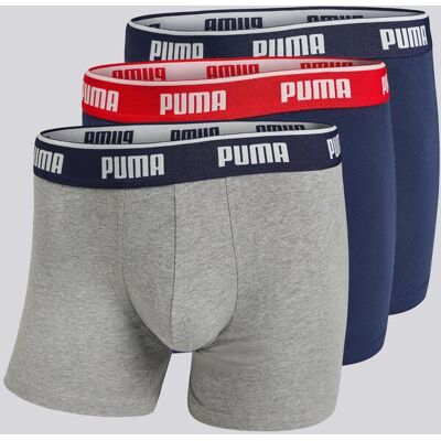 Pack 3 Boxers Homem - Puma Basic Cinzas MKP tamanho S Pack 3 Boxers Homem - Puma Basic Cinzas MKP tamanho S