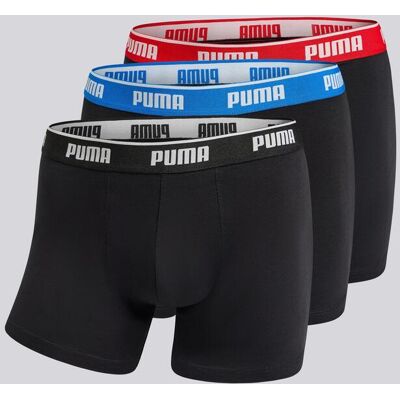 Pack 3 Boxers Homem - Puma Basic Pretos tamanho XL Pack 3 Boxers Homem - Puma Basic Pretos tamanho XL