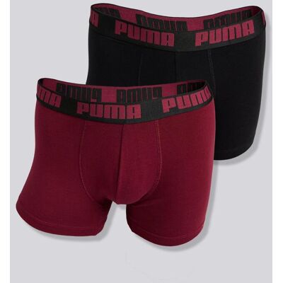 Boxers Puma - Vermelho - Pack 2 Boxers Homem tamanho S Boxers Puma - Vermelho - Pack 2 Boxers Homem tamanho S