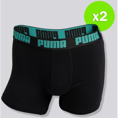 Boxers Puma - Preto - Pack 2 Boxers Homem tamanho S Boxers Puma - Preto - Pack 2 Boxers Homem tamanho S