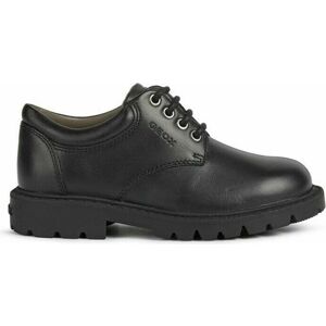 Sapatos escolares de couro Geox Boys Shaylax - Preto - Tamanho: 1.5 UK Sapatos escolares de couro Geox Boys Shaylax - Preto - Tamanho: 1.5 UK
