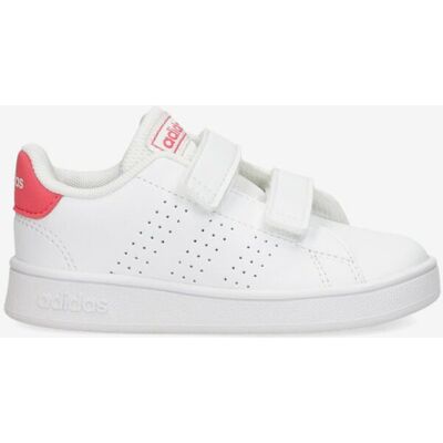 Adidas Advantage - Branco - Sapatilhas Velcro Menina MKP Adidas Advantage - Branco - Sapatilhas Velcro Menina MKP
