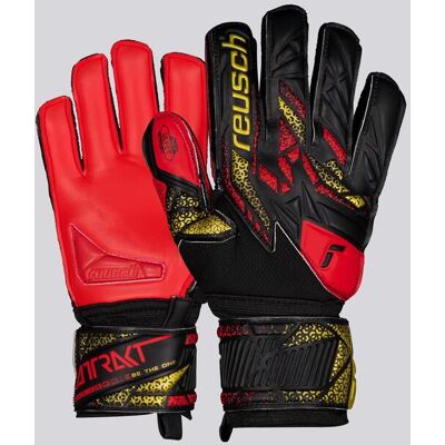 Reusch Attakt Silver - Preto - Luvas Guarda-Redes Jr tamanho 4 Reusch Attakt Silver - Preto - Luvas Guarda-Redes Jr tamanho 4